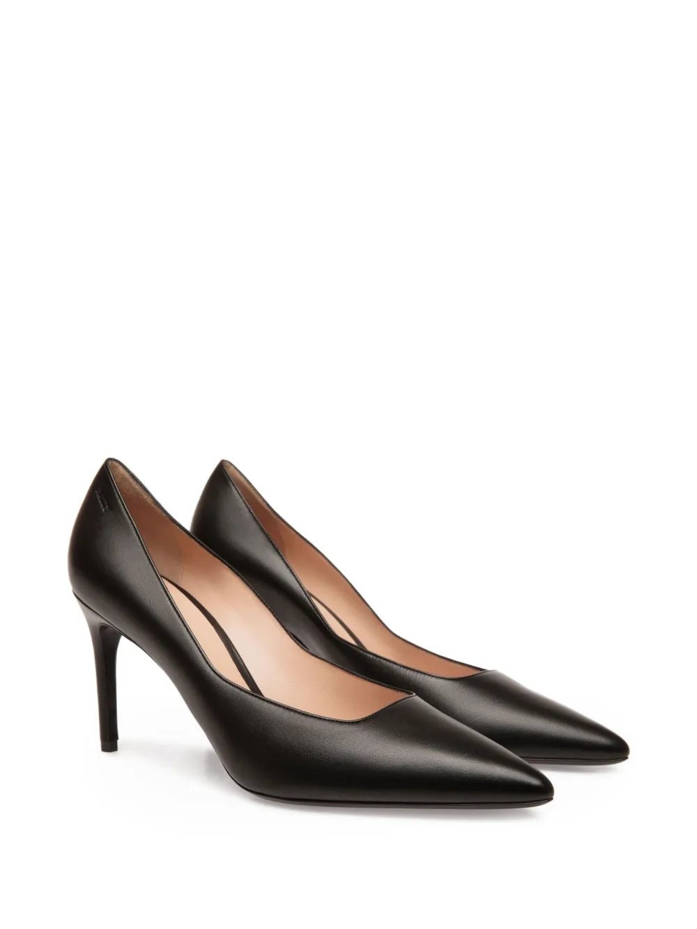 Bally leather pointed-toe pumps Black