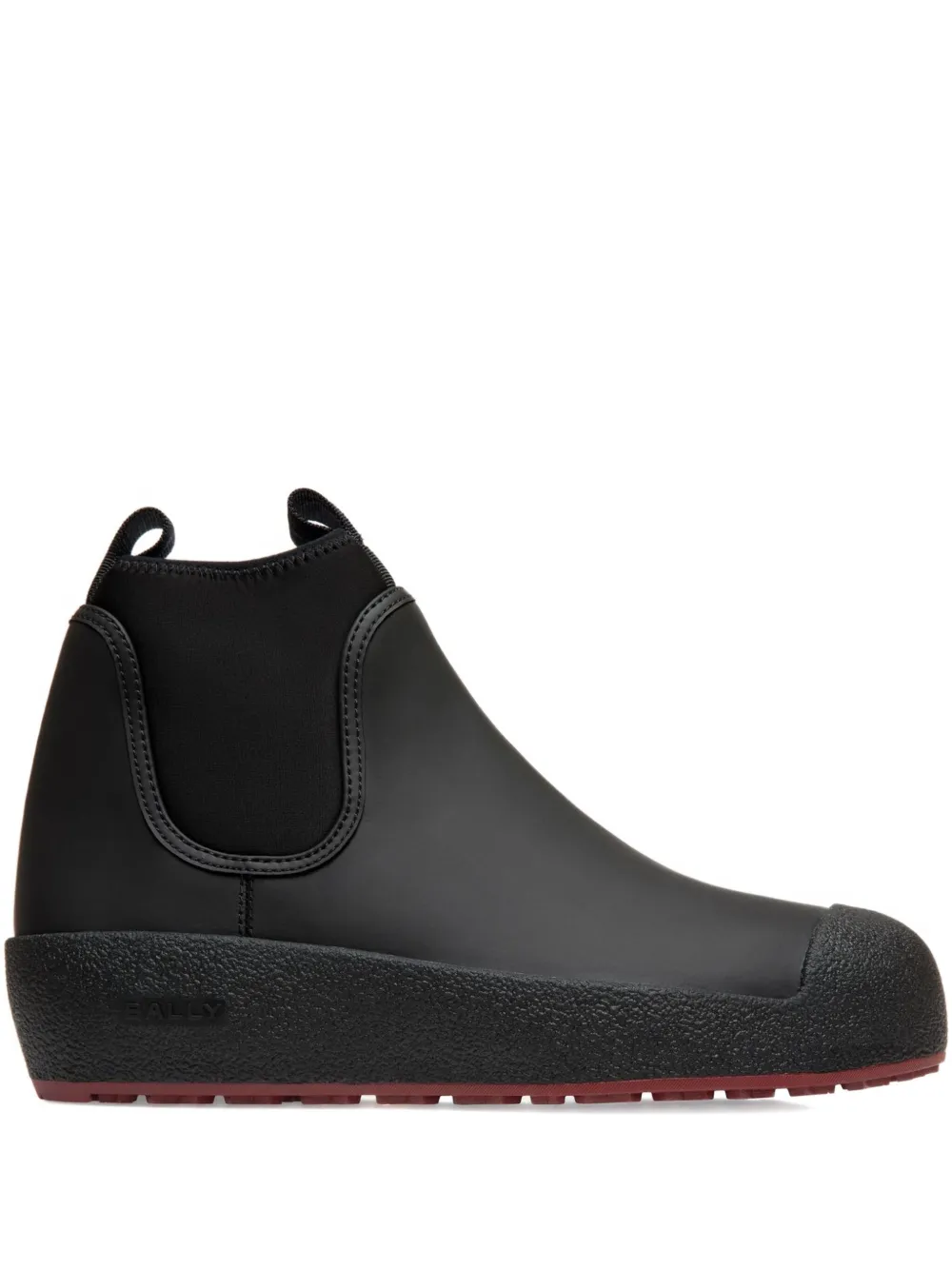 Bally Guard elastic-panel leather chelsea boots Zwart
