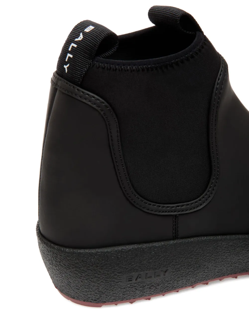 Bally Guard elastic-panel leather chelsea boots Zwart