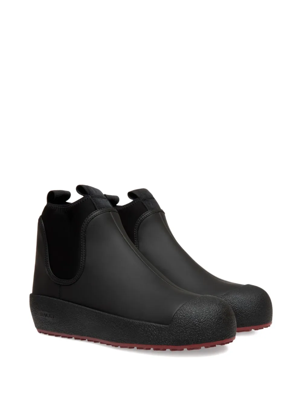 Bally Guard elastic-panel leather chelsea boots Zwart