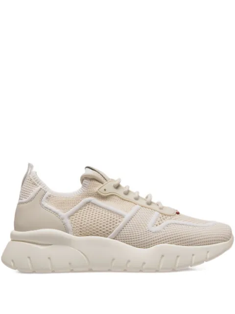Bally ribbon-tab knit low-tops sneakers
