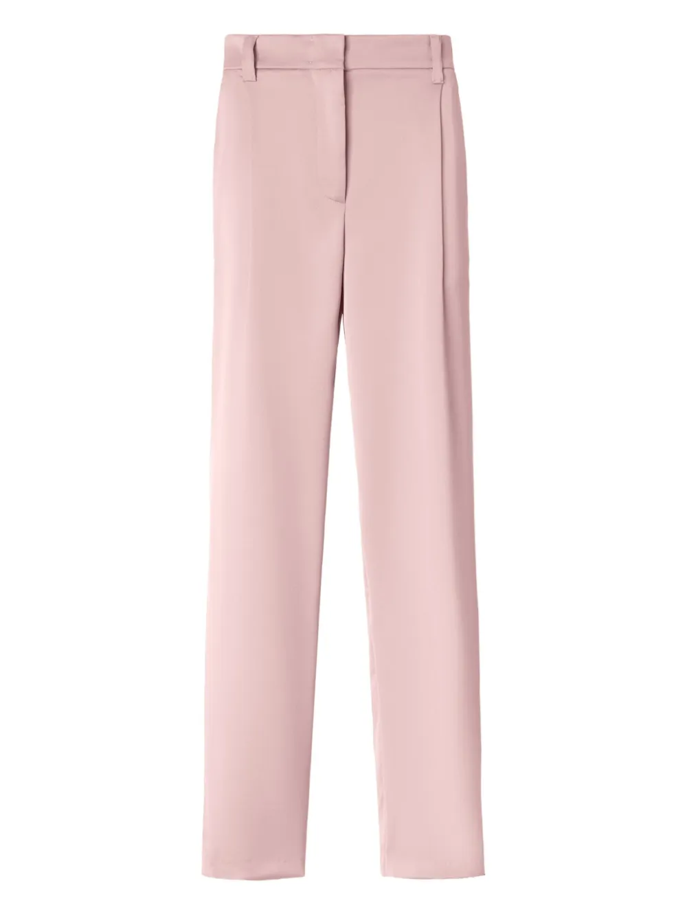Genny pleat-detailing trousers Roze