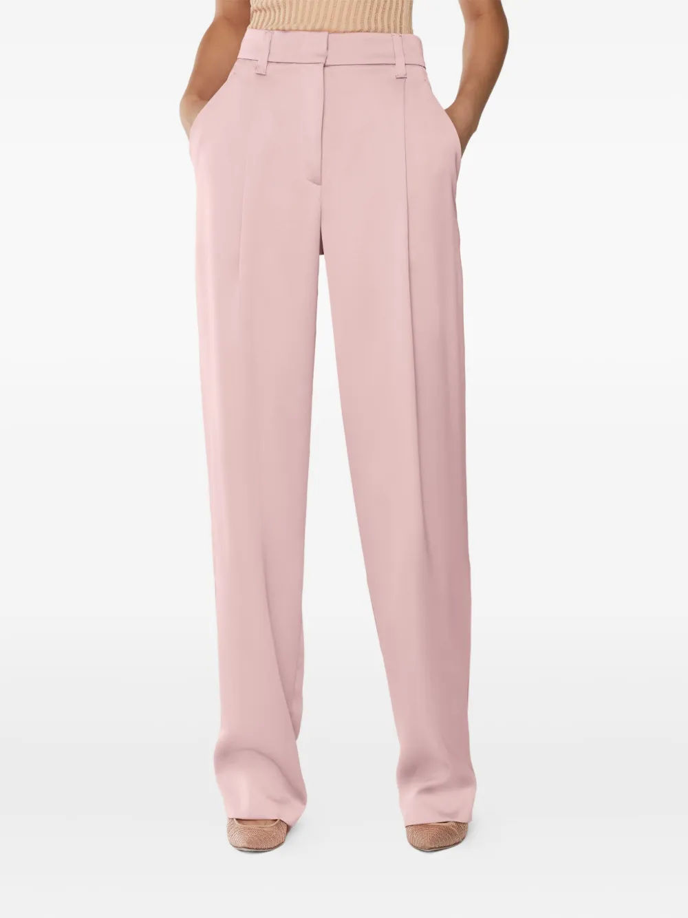 Genny pleat-detailing trousers | Slacks | Image 2