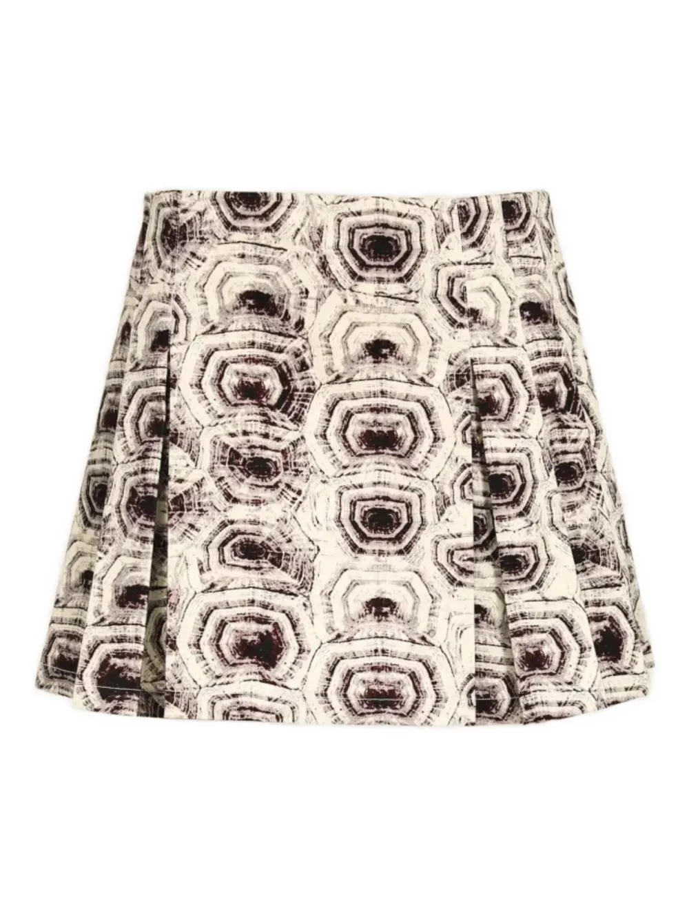 Genny pleated mini skirt Bruin