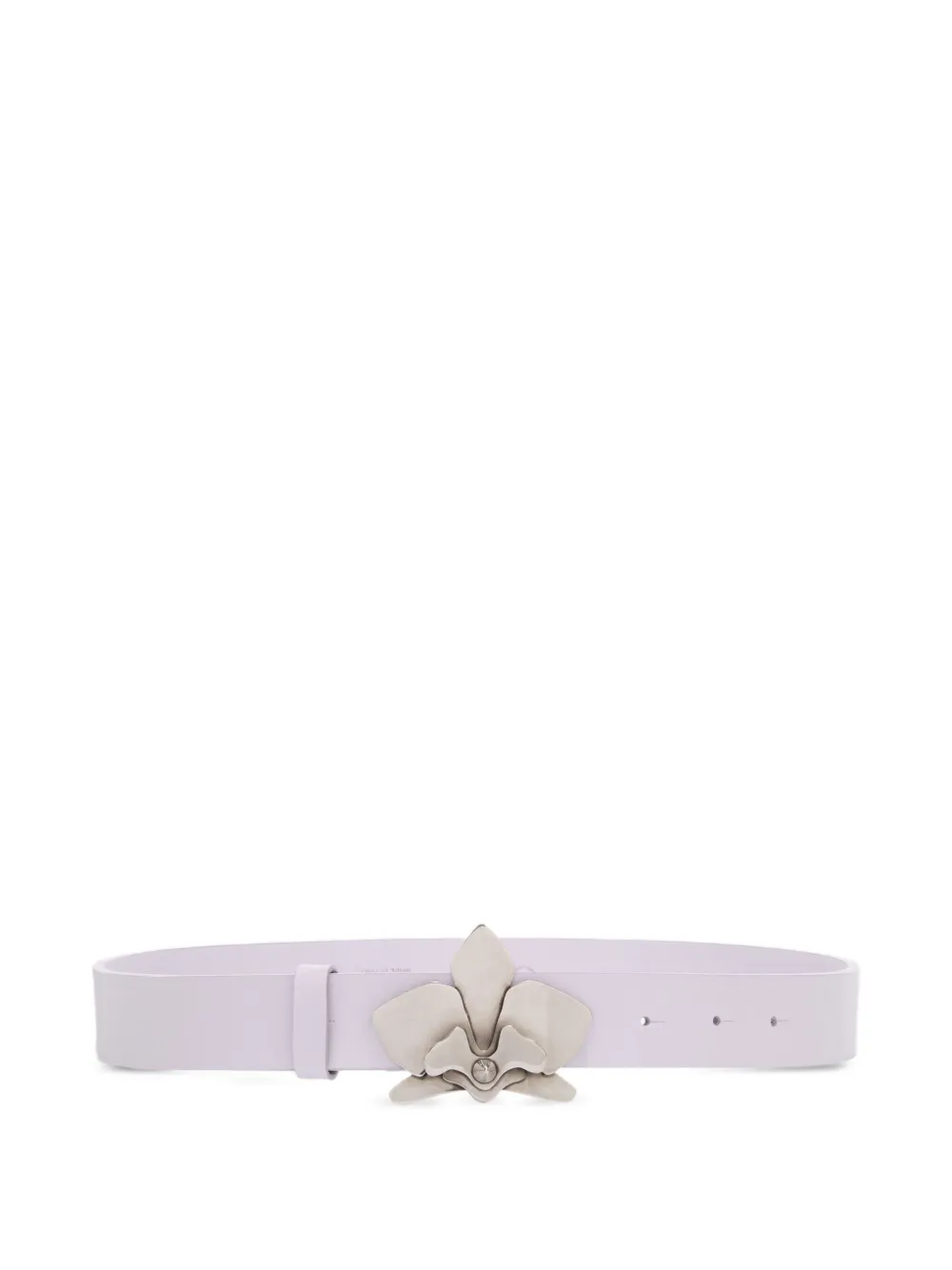Genny leather belt Paars