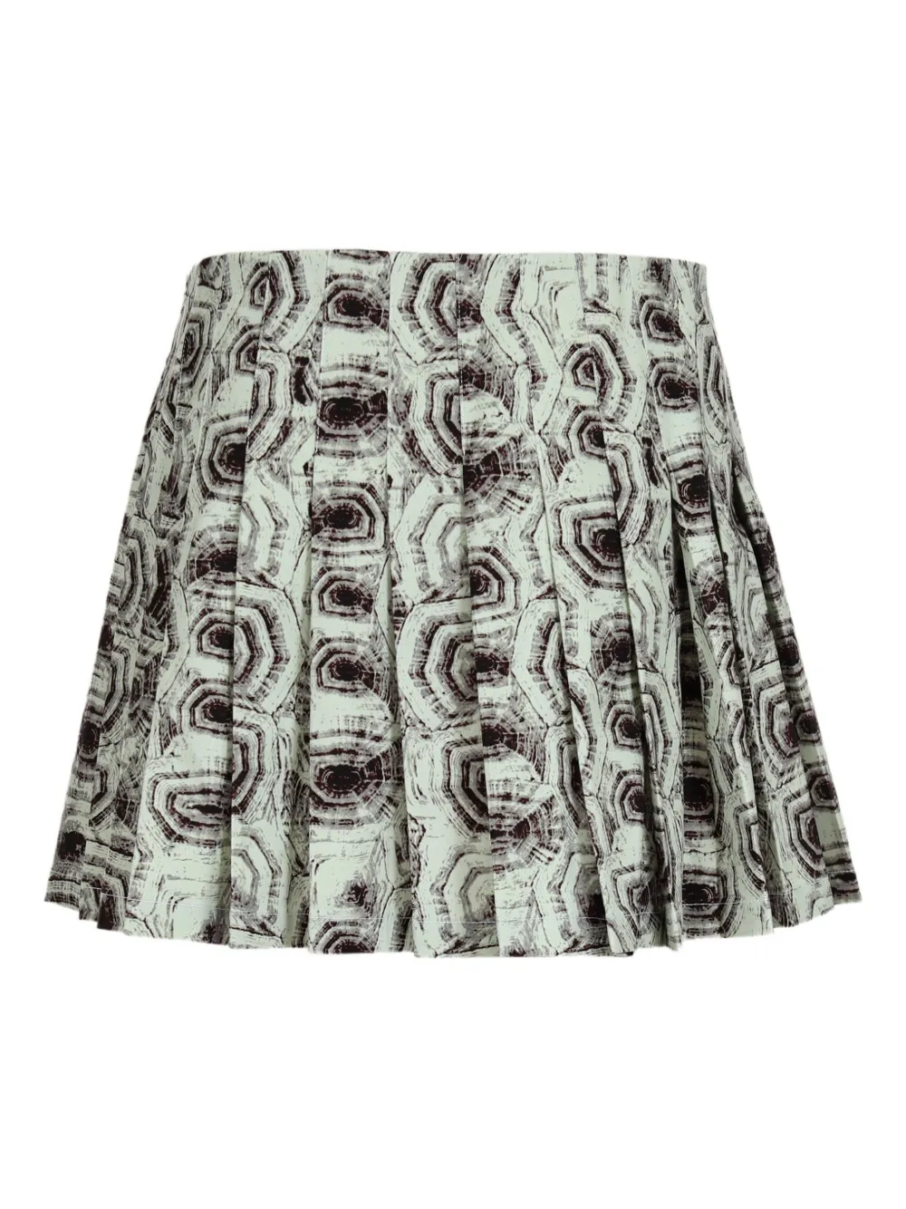 Genny geometric-print mini skirt | Pleated Skirts | Image 2