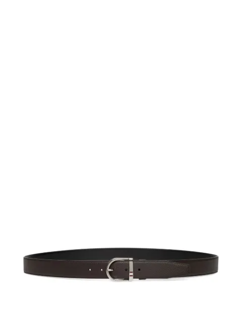 Bally reversible grained leather belt