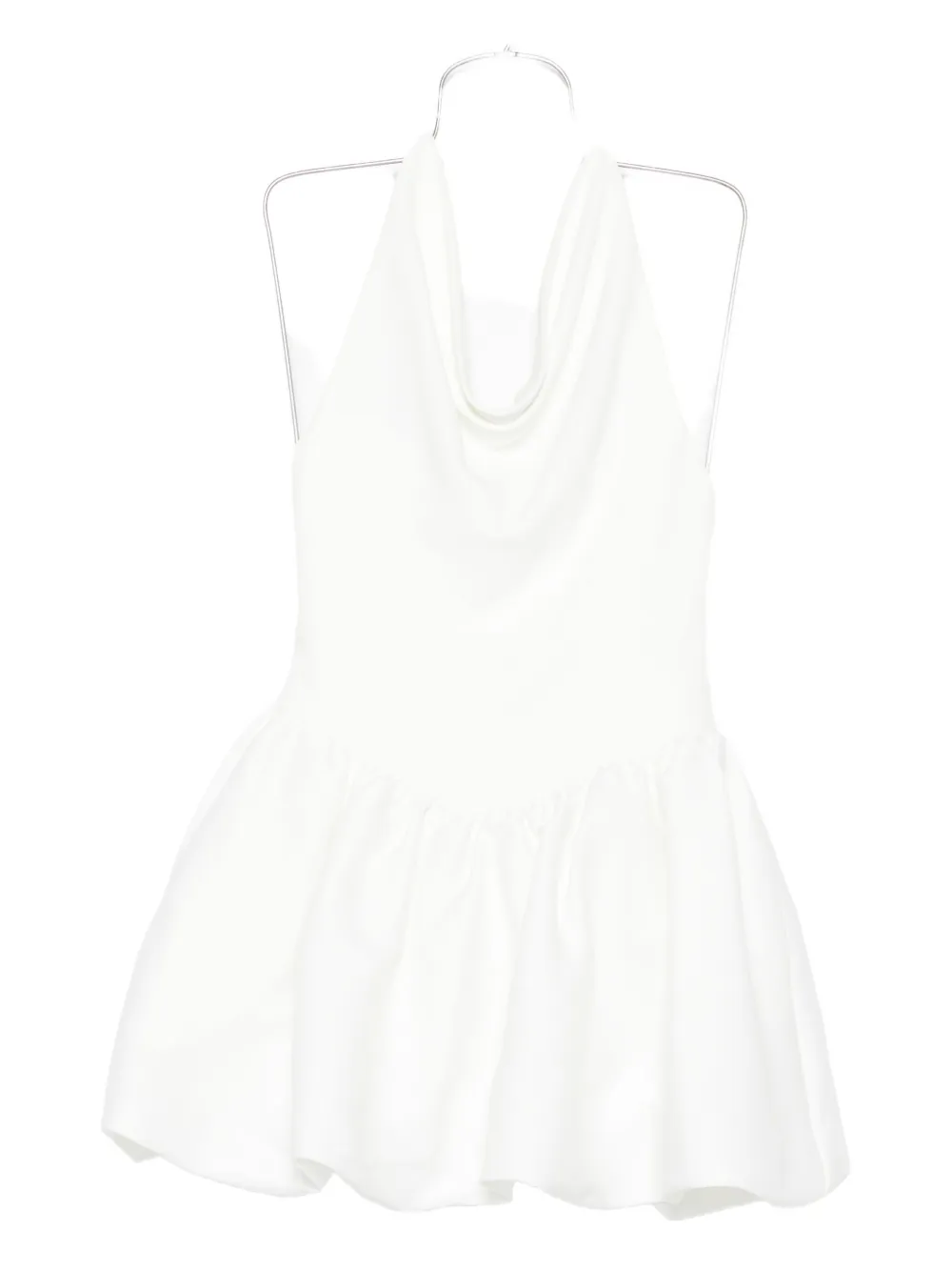 Self-portrait Halterneck Gathered Mini Dress