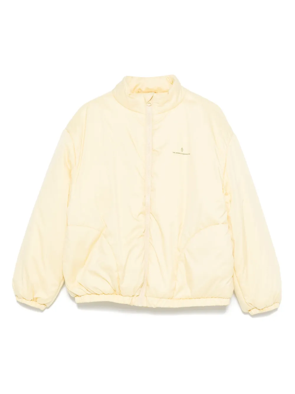 The Animals Observatory Heart-motif Bomber Jacket In Yellow