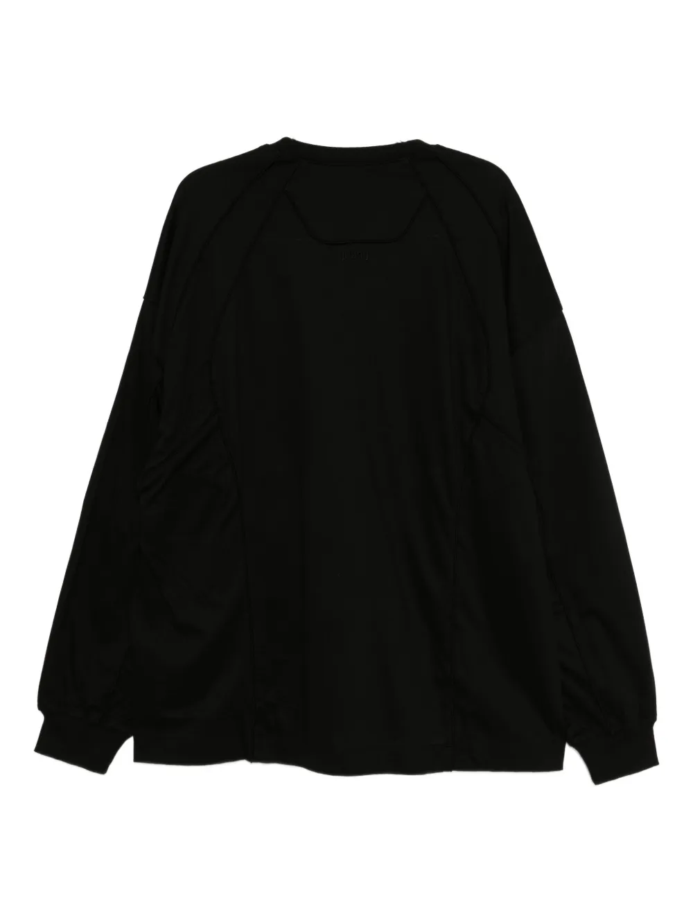 Juun.J Racer T-shirt met afwerking Zwart