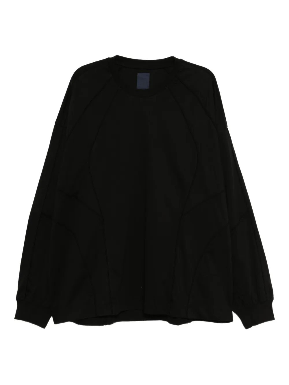 Juun.J Racer T-shirt met afwerking Zwart