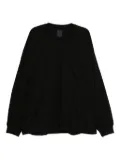Juun.J Racer piping T-shirt - Black