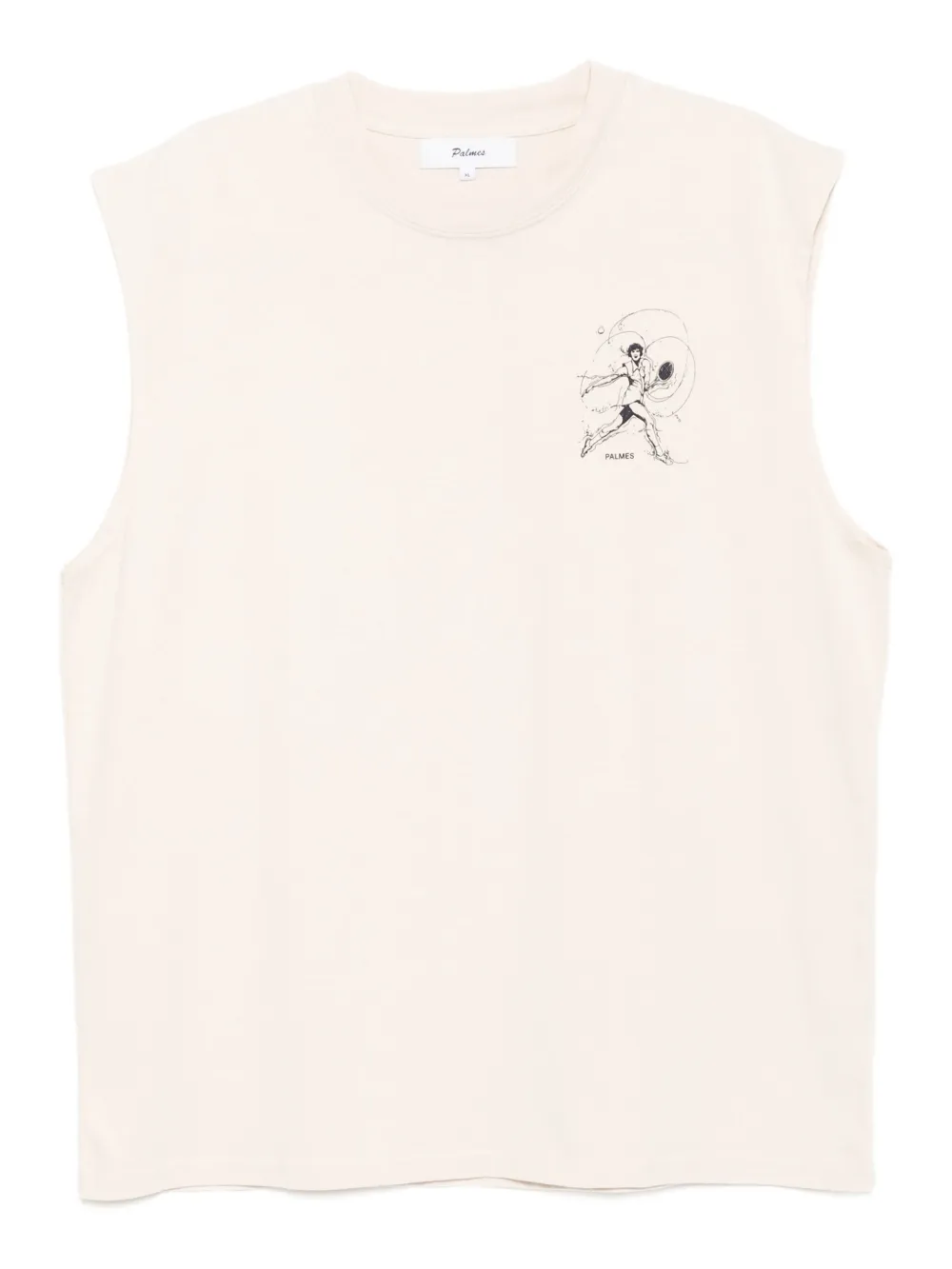 Palmes Tanktop Beige