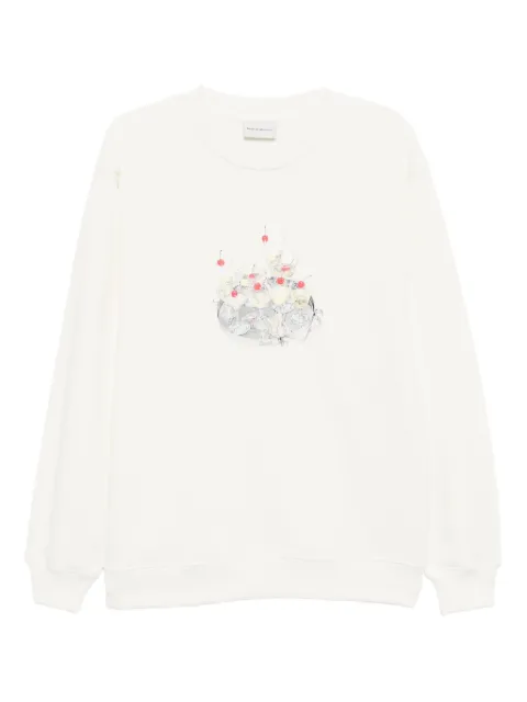 Drôle De Monsieur sweatshirt med cocktailtryck