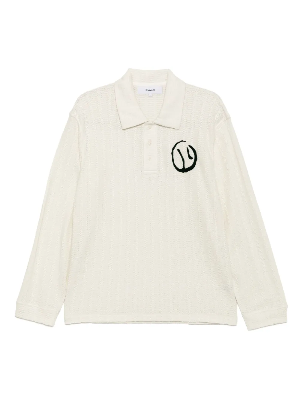 Motif rugby polo shirt