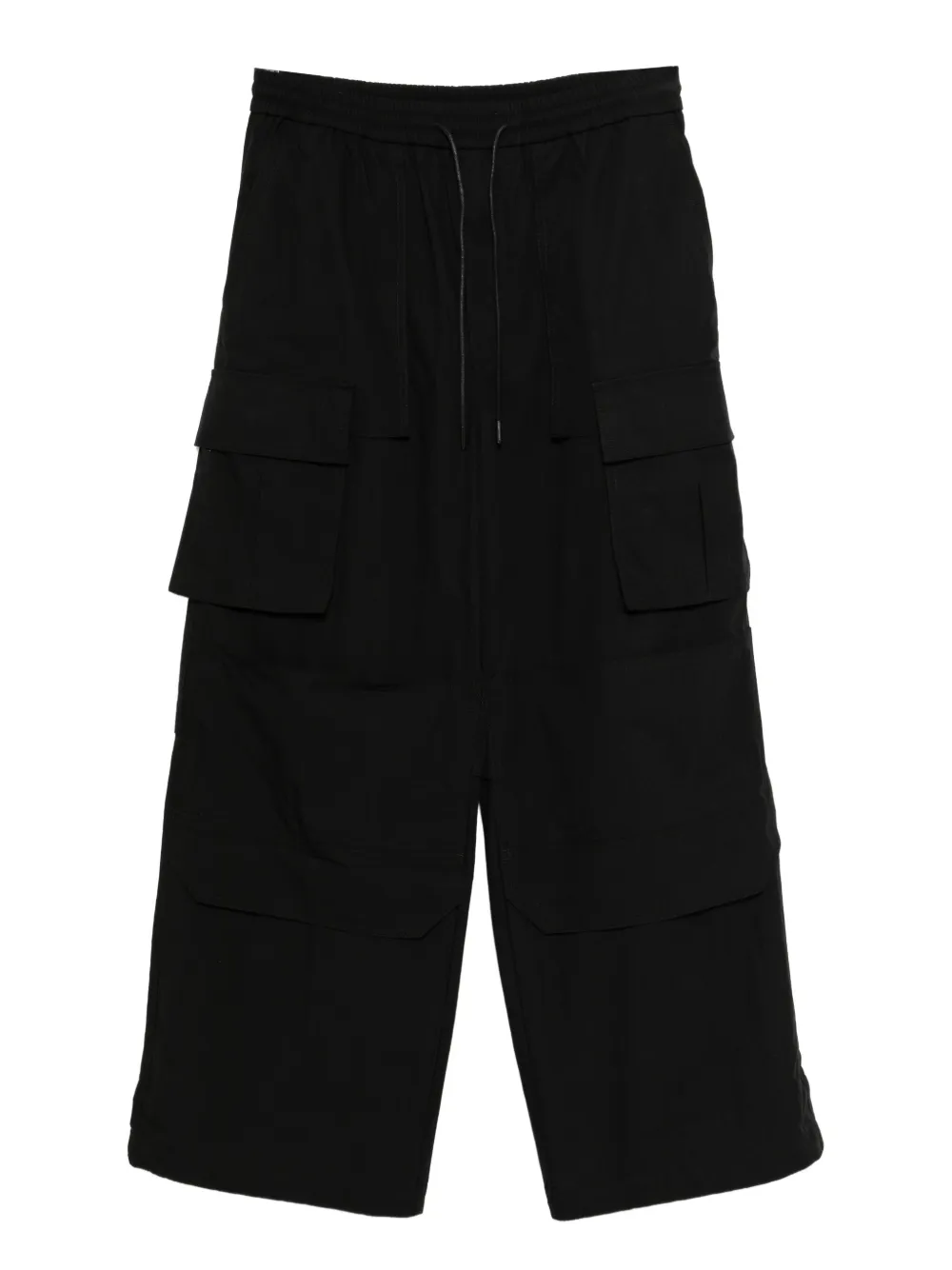 Juun.J Cargo broek met patchwork Zwart