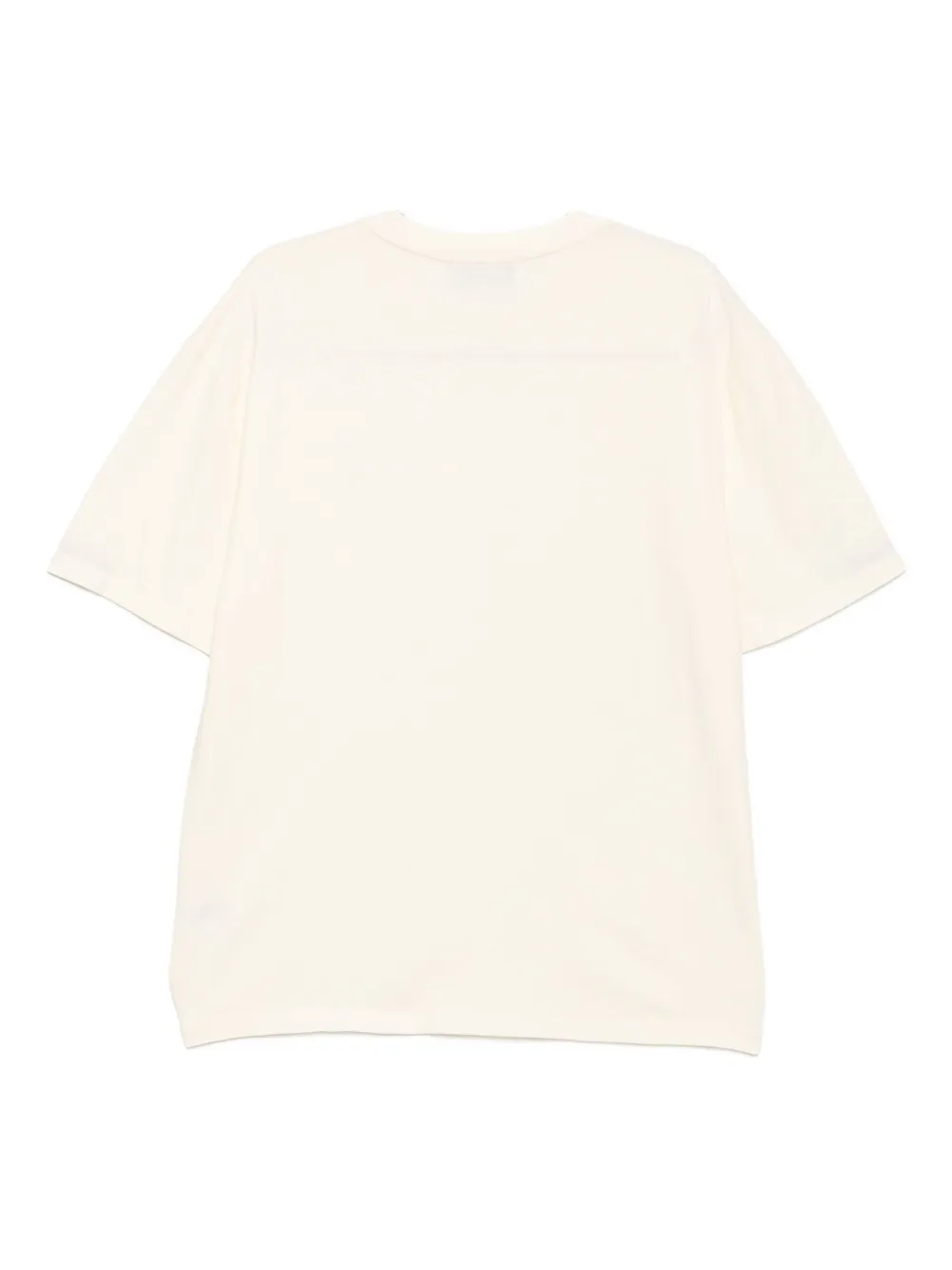 Palmes Geverfd T-shirt Beige