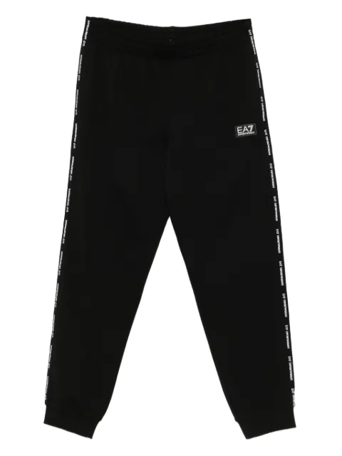 Ea7 Emporio Armani logo-tape cotton track pants