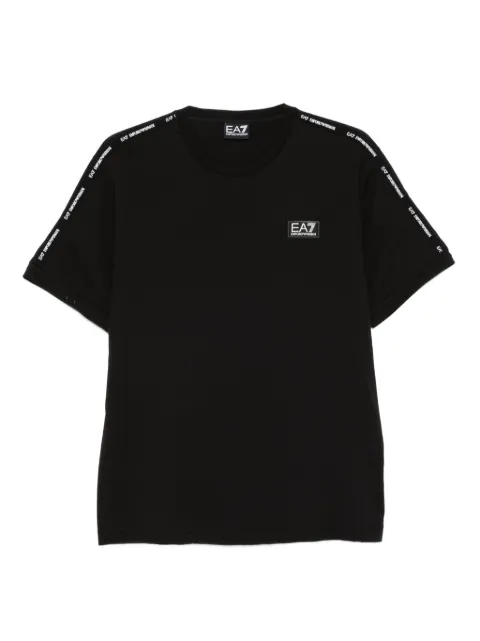 Ea7 Emporio Armani logo-tape cotton T-shirt