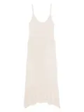 Akep patchwork open-knit dress - Neutrals