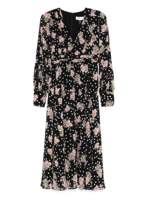 NISSA printed midi dress