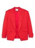 NISSA single-breasted blazer - Red