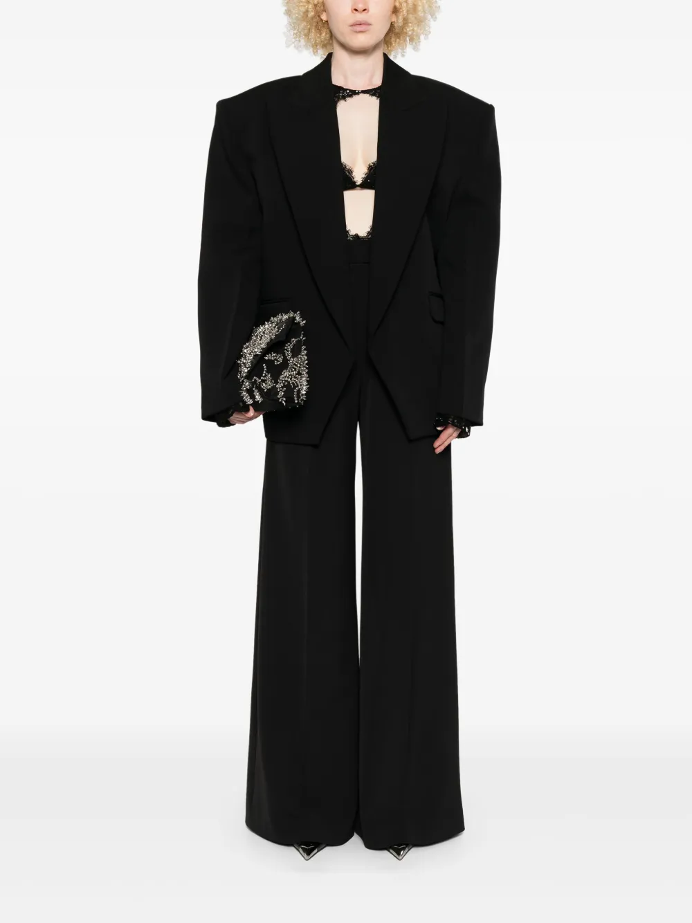 NISSA shoulder-pads oversized blazer | Oversized Jackets | Image 2