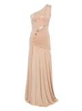 NISSA crystal-embellished maxi dress - Neutrals