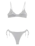 MC2 Saint Barth shimmer-effect bikini - Grey