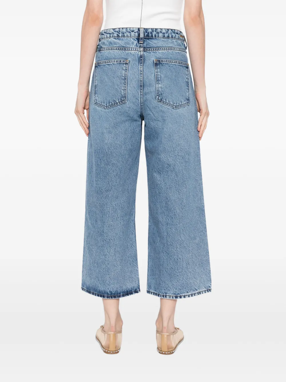 Skall Studio Taylor cropped jeans Blauw