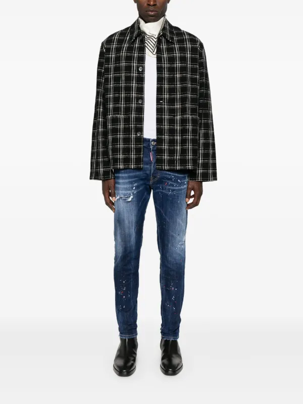 DSQUARED2 Skater Jeans | Blue | FARFETCH SG