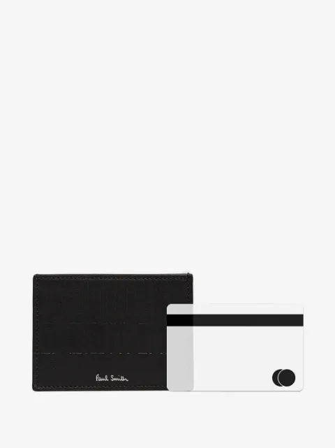 Paul Smith Shadow Stripe leather cardholder
