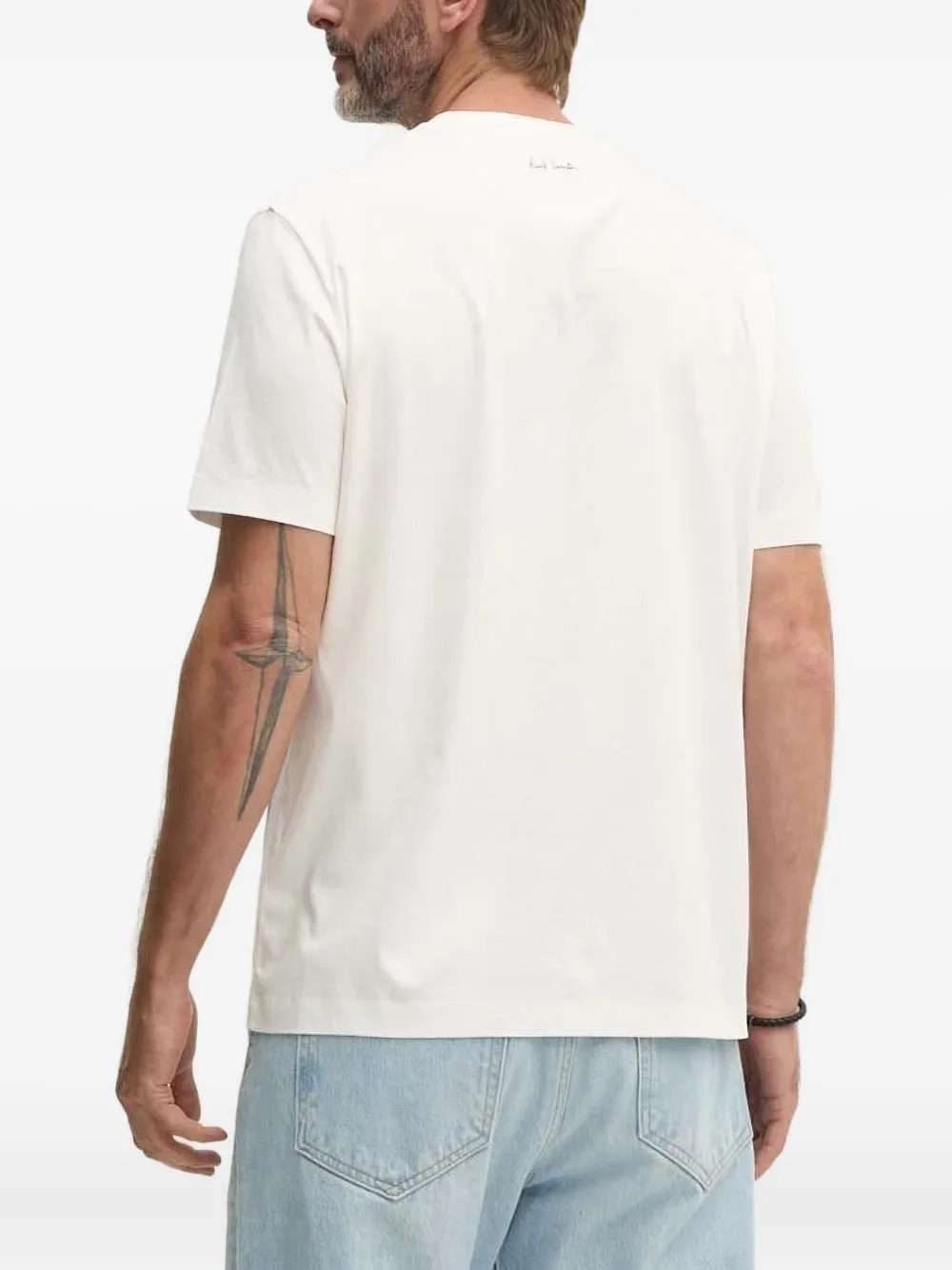 Paul Smith T-shirt met bloemenprint - Wit