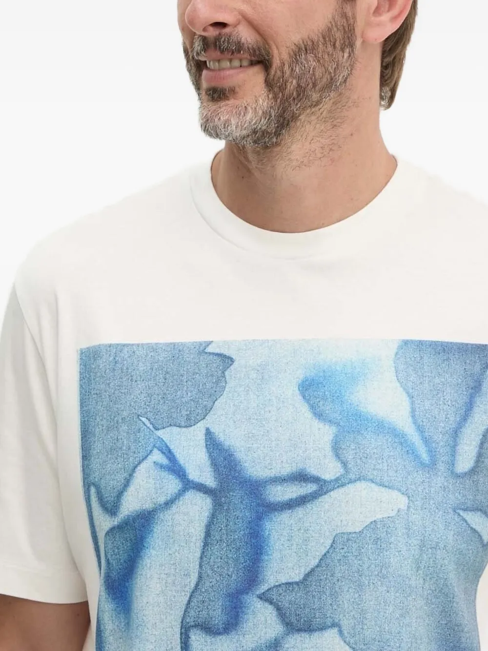 Paul Smith T-shirt met bloemenprint Wit