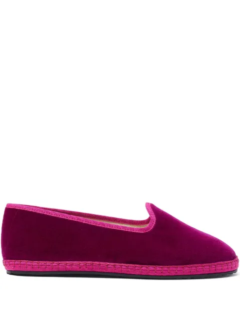 Scarosso Valentina velvet slippers