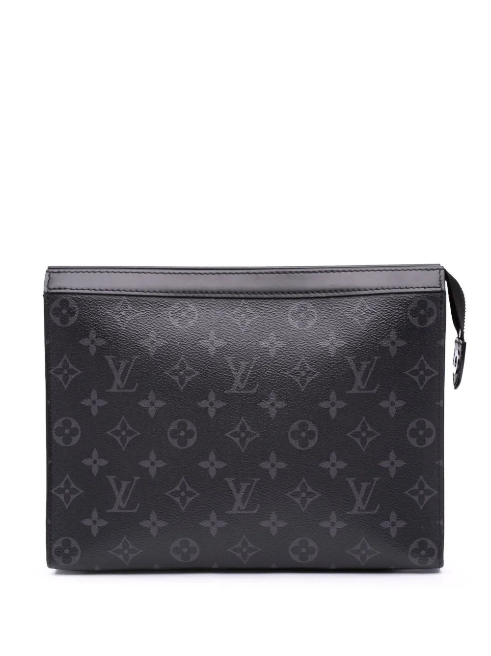 Louis Vuitton Pre-Owned 2019 Monogram Eclipse Pochette Voyage MM clutch bag | Black | Image 1