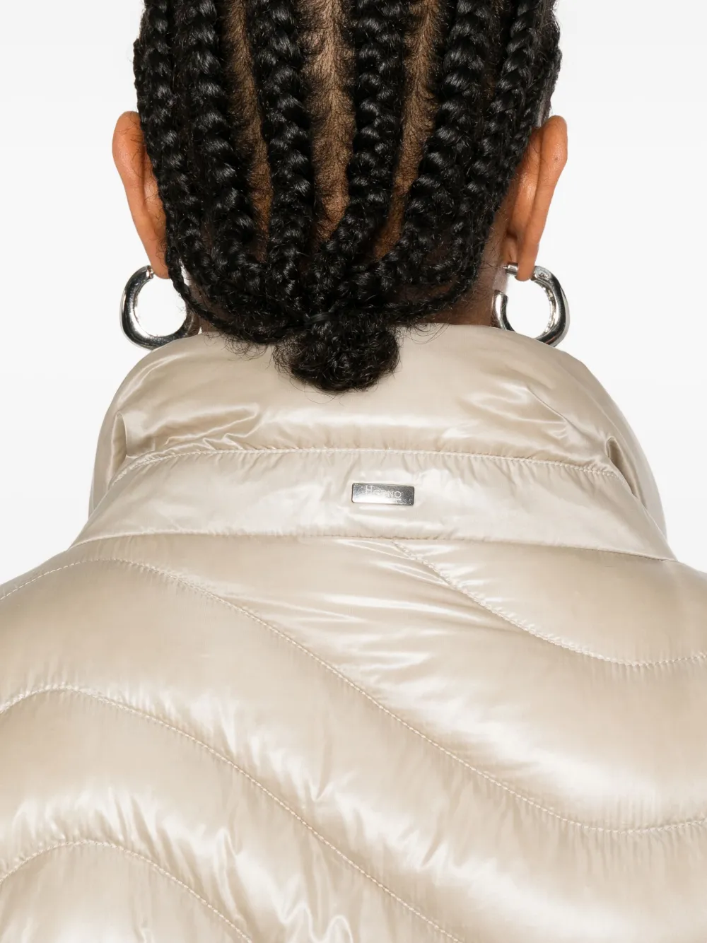 Herno Gewatteerde jas Beige