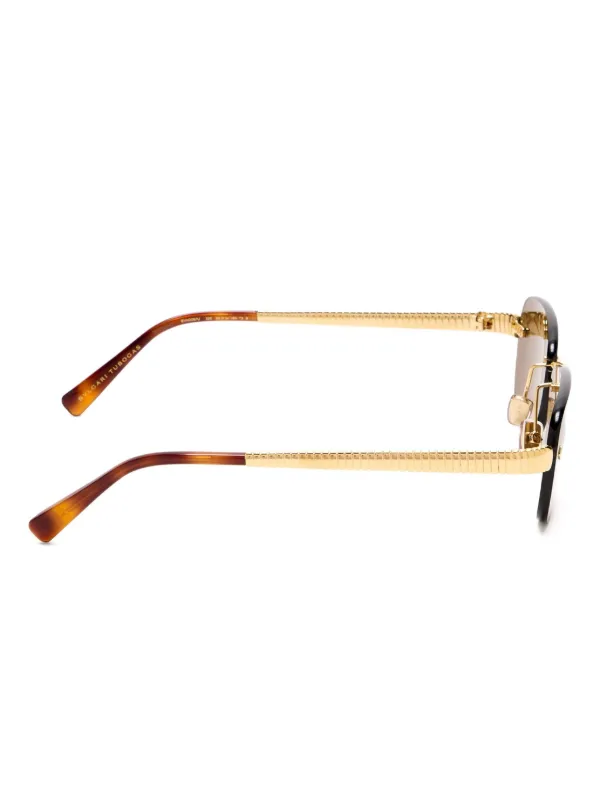 ブルガリ　BVLGARI ブラウンサングラス 526-T ゴールド リムレス高級 ブルガリ BVLGARI ブラウンサングラス 526-T ゴールド リムレス