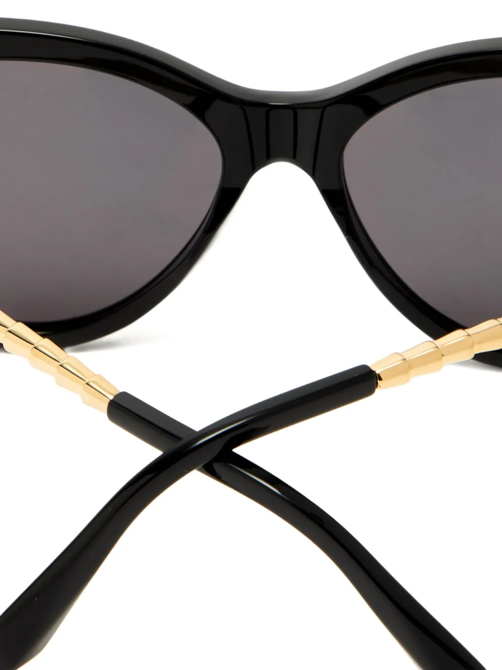 Bvlgari Serpenti zonnebril met cat-eye montuur Zwart