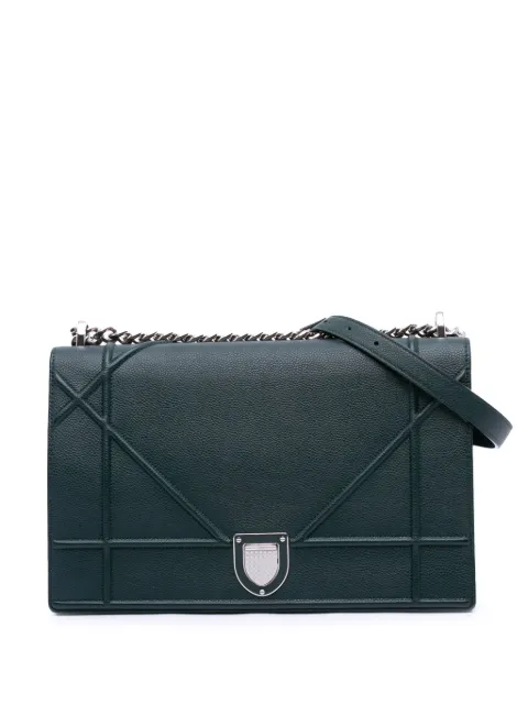 Christian Dior Pre-Owned 2015 Large Grained Calfskin Diorama Flap crossbody bag