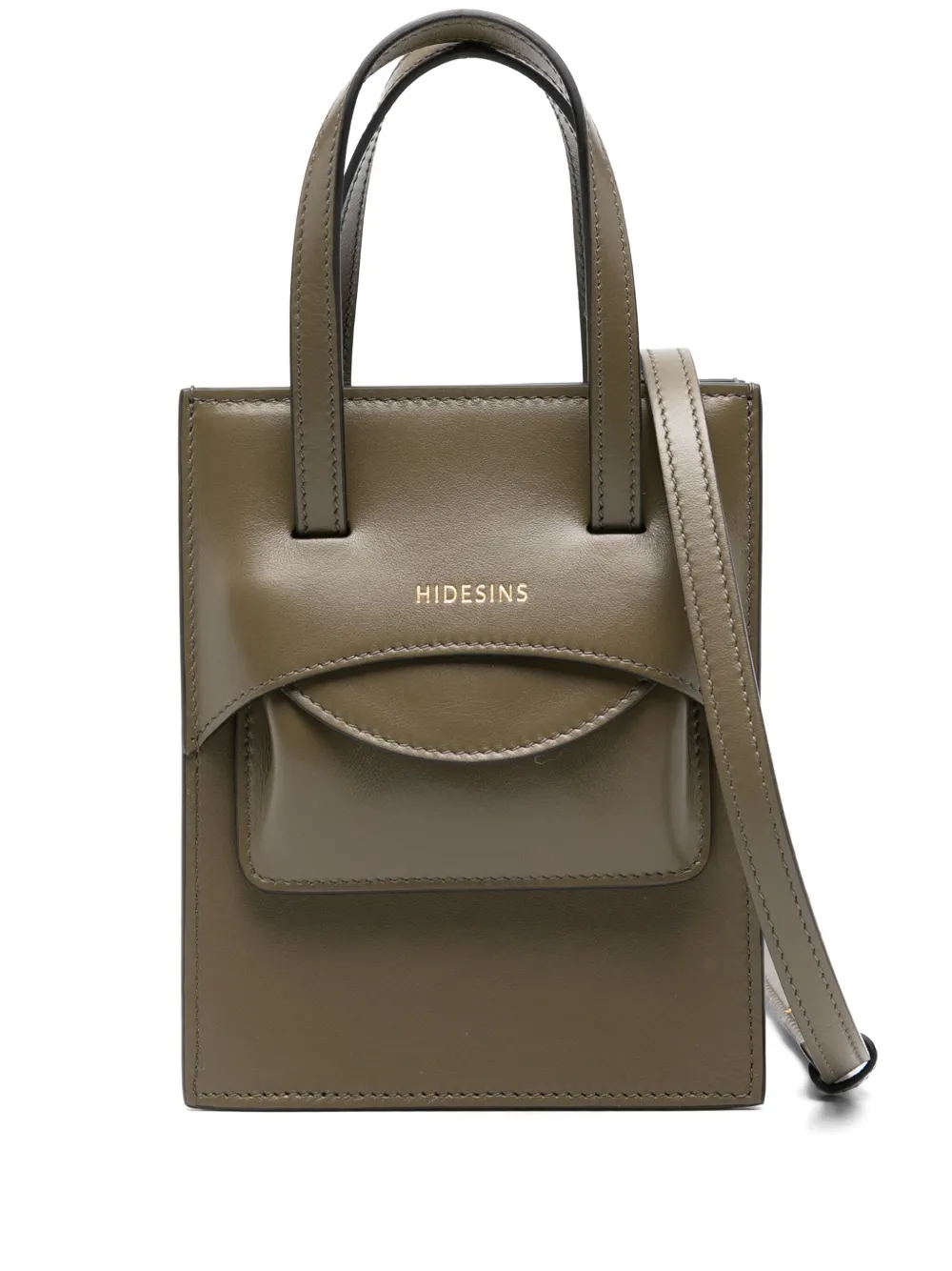 Flap J tote bag