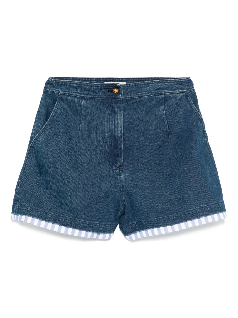 striped-trim shorts