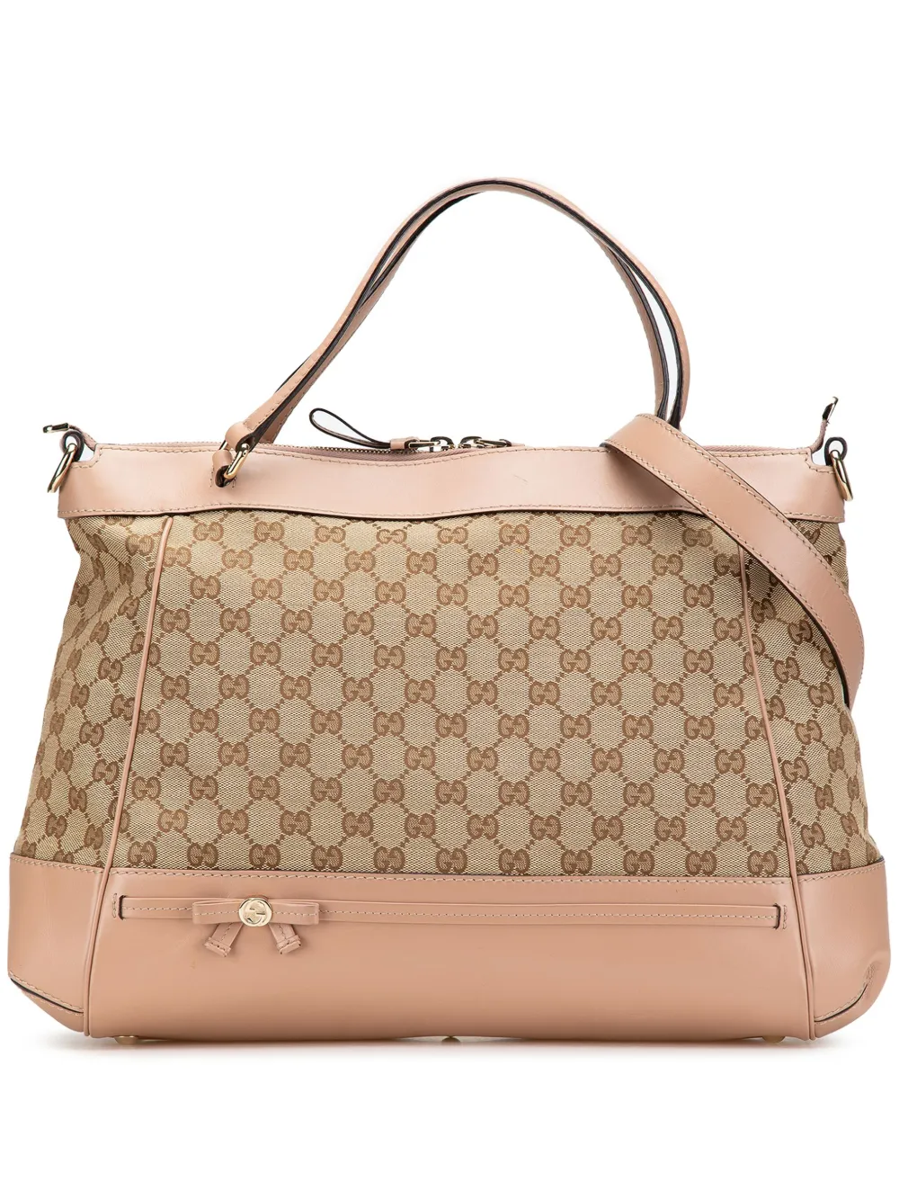 Gucci Pre-Owned 2000-2015 GGキャンバス メイフェア サッチェルバッグ - ピンク Gucci Pre-Owned 2000-2015 GGキャンバス メイフェア サッチェルバッグ - ピンク