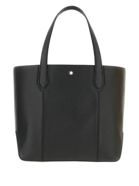 Montblanc leather tote bag