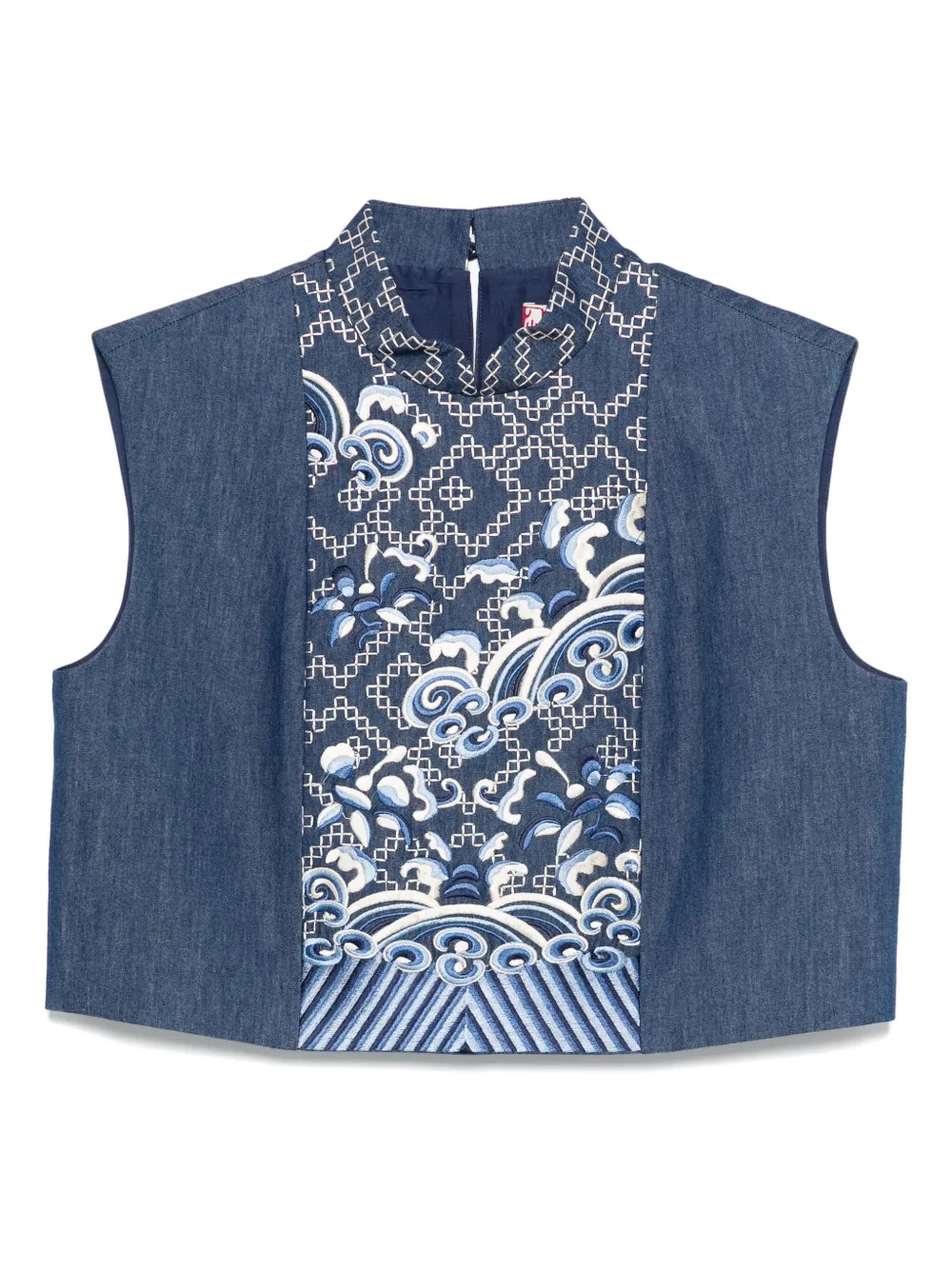 embroidered vest
