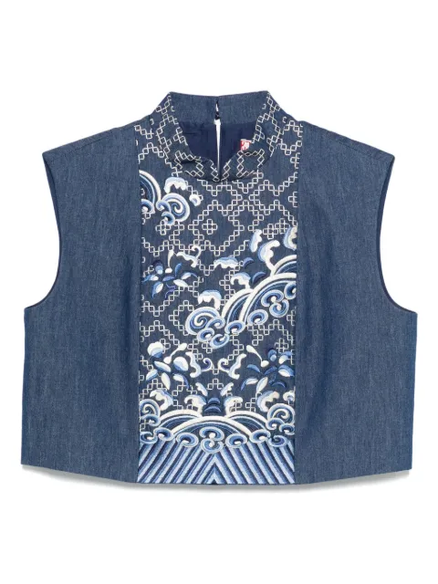 HUI MILANO embroidered vest