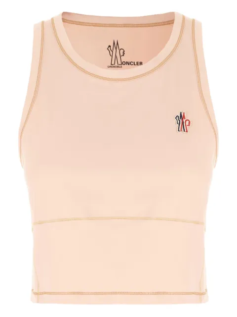 Moncler Grenoble logo-patch tank top