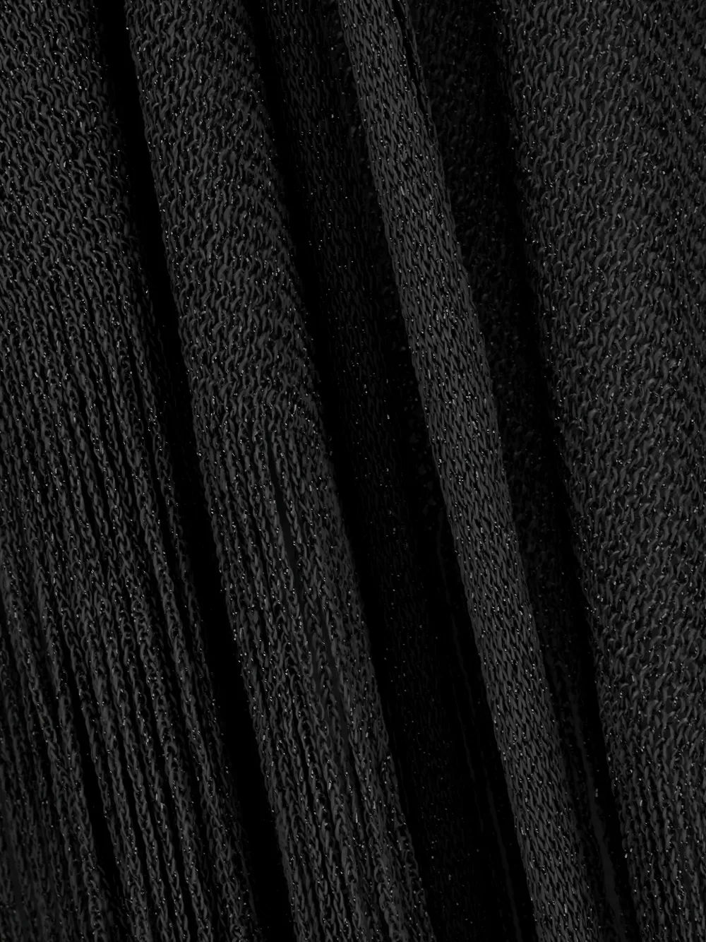 Sundek Fringe Crochet Mini Robe In Black