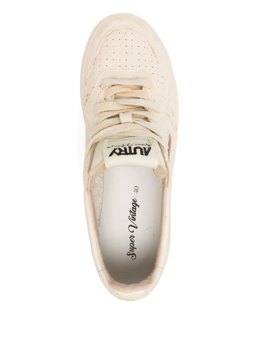 Autry Sup Vint low-top trainers Neutrals