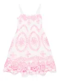 MC2 Saint Barth Kids broderie-anglaise dress - White